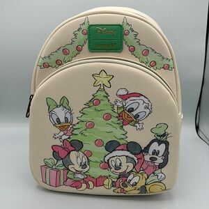 Disney Loungefly Christmas backpack NEW